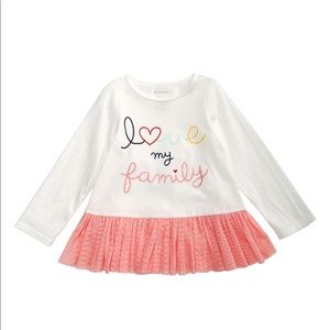 Toddler 💗 “Love My Family” Long Sleeve Shirt
